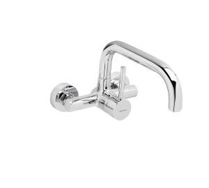 TAU Wall single lever sink mixer 15 cm